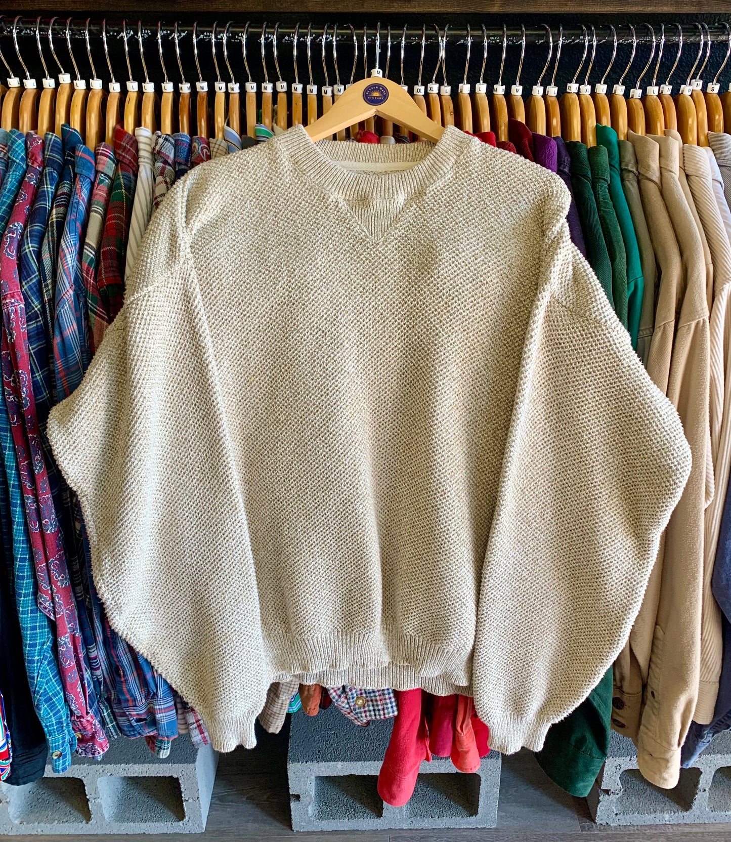 Vintage 90’s Knit Sweater- Sz Med