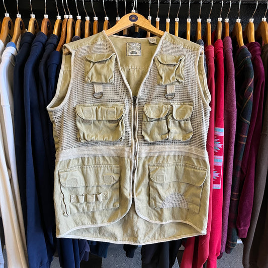Vintage 90’s Bugle Boy Utility Vest- Sz Lg