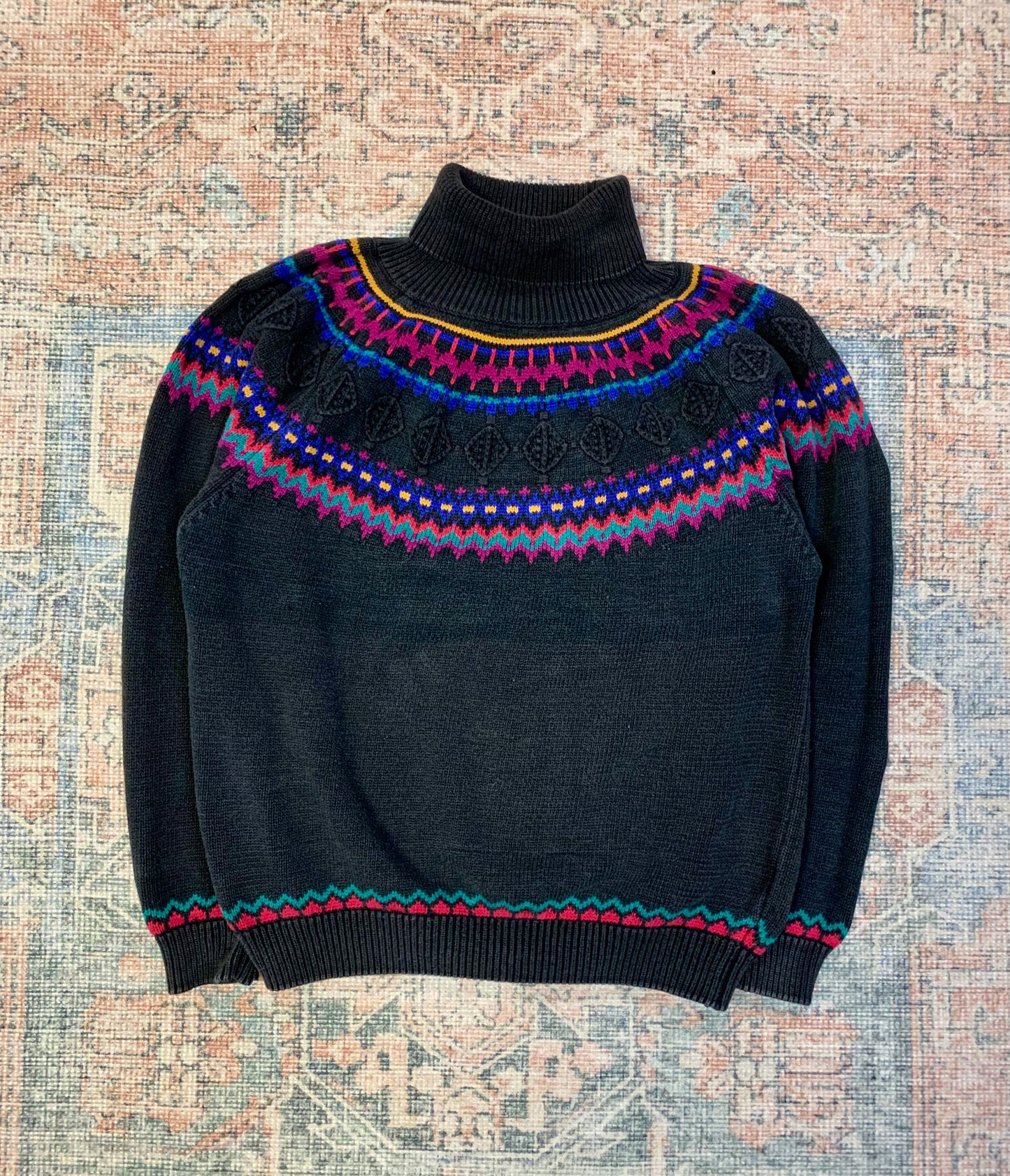 Vintage 90’s Eddie Bauer Turtleneck Sweater- Sz Sm