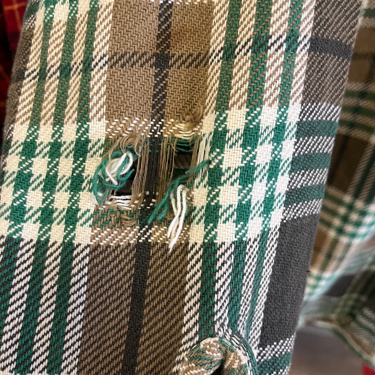 True Vintage 1960’s Flannel Overshirt- Sz Lg