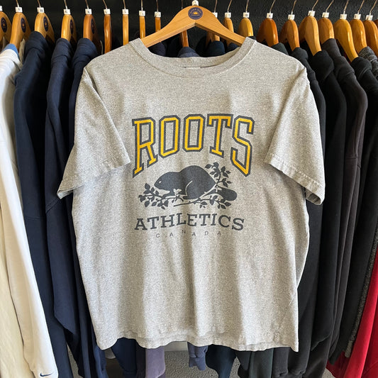 Vintage 90’s Rare Roots Canada Heavy Cotton Tee- Sz Lg