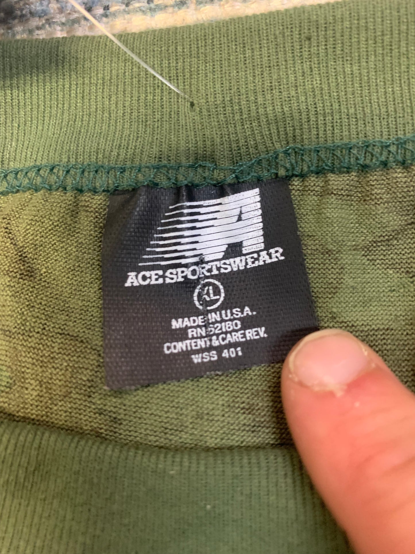 Unworn Vintage 80’s LS Camo Tee- Sz Lg