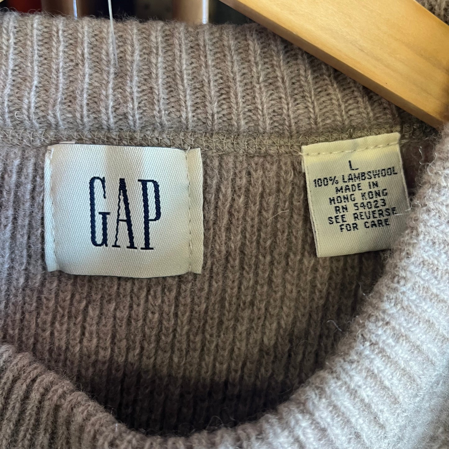 Vintage Gap Knit Wool Sweater- Sz Lg