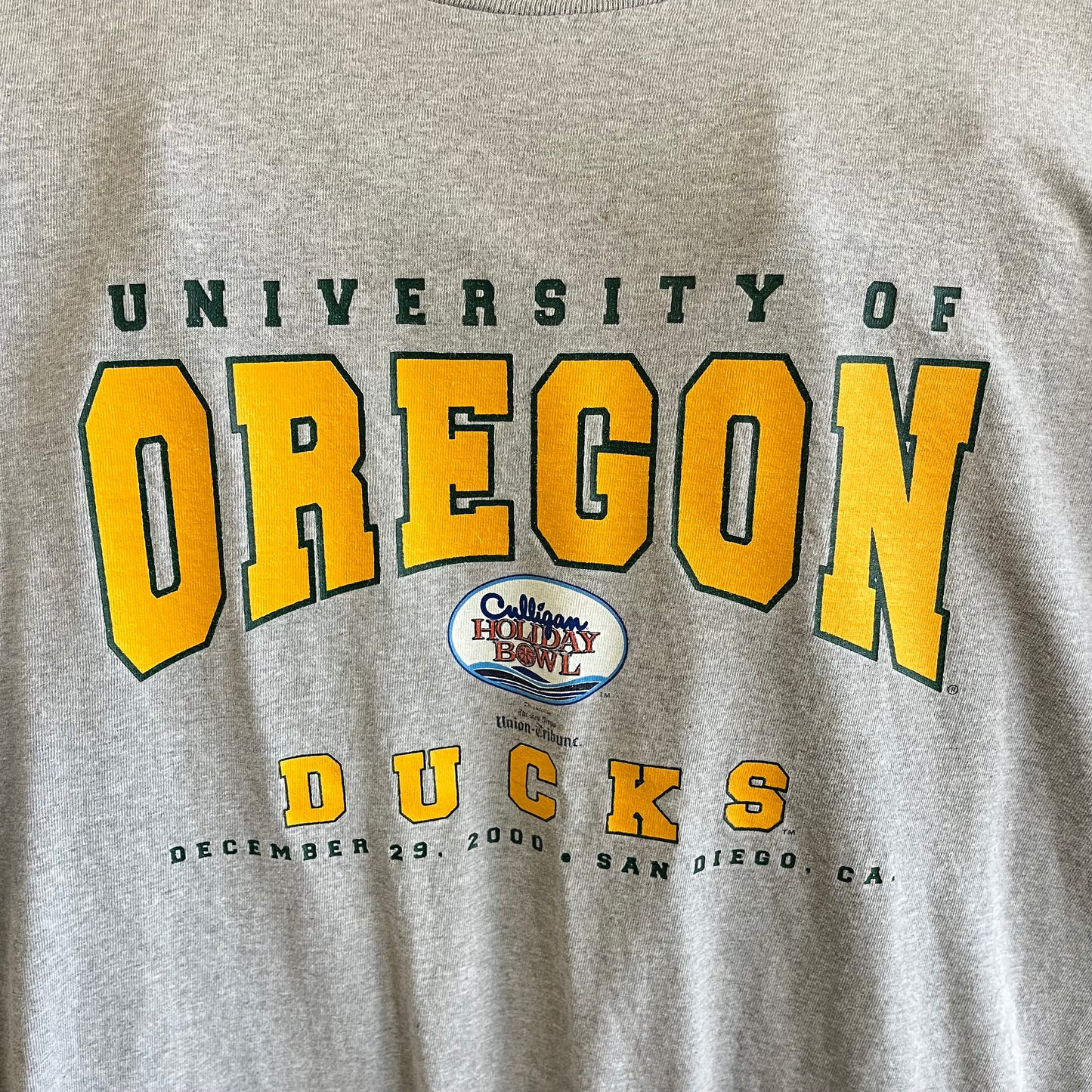 Vintage 2000 Ducks Football Bowl Game Tee- Sz Lg
