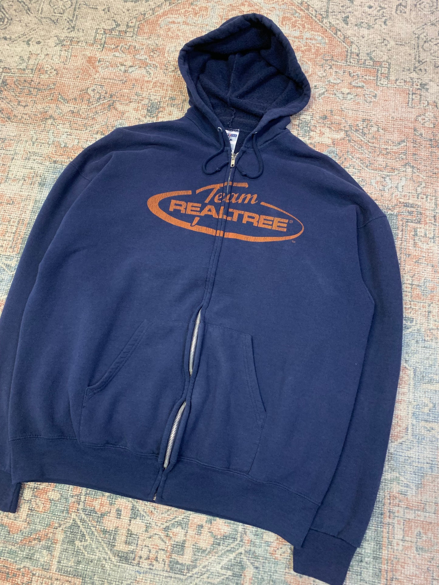 Vintage Team Realtree Nascar Racing Full Zip Hoodie- Sz XL