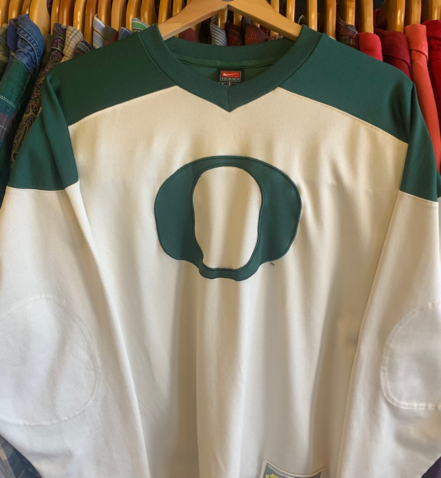 Vintage Nike x Oregon Ducks Hockey Jersey- Sz Med