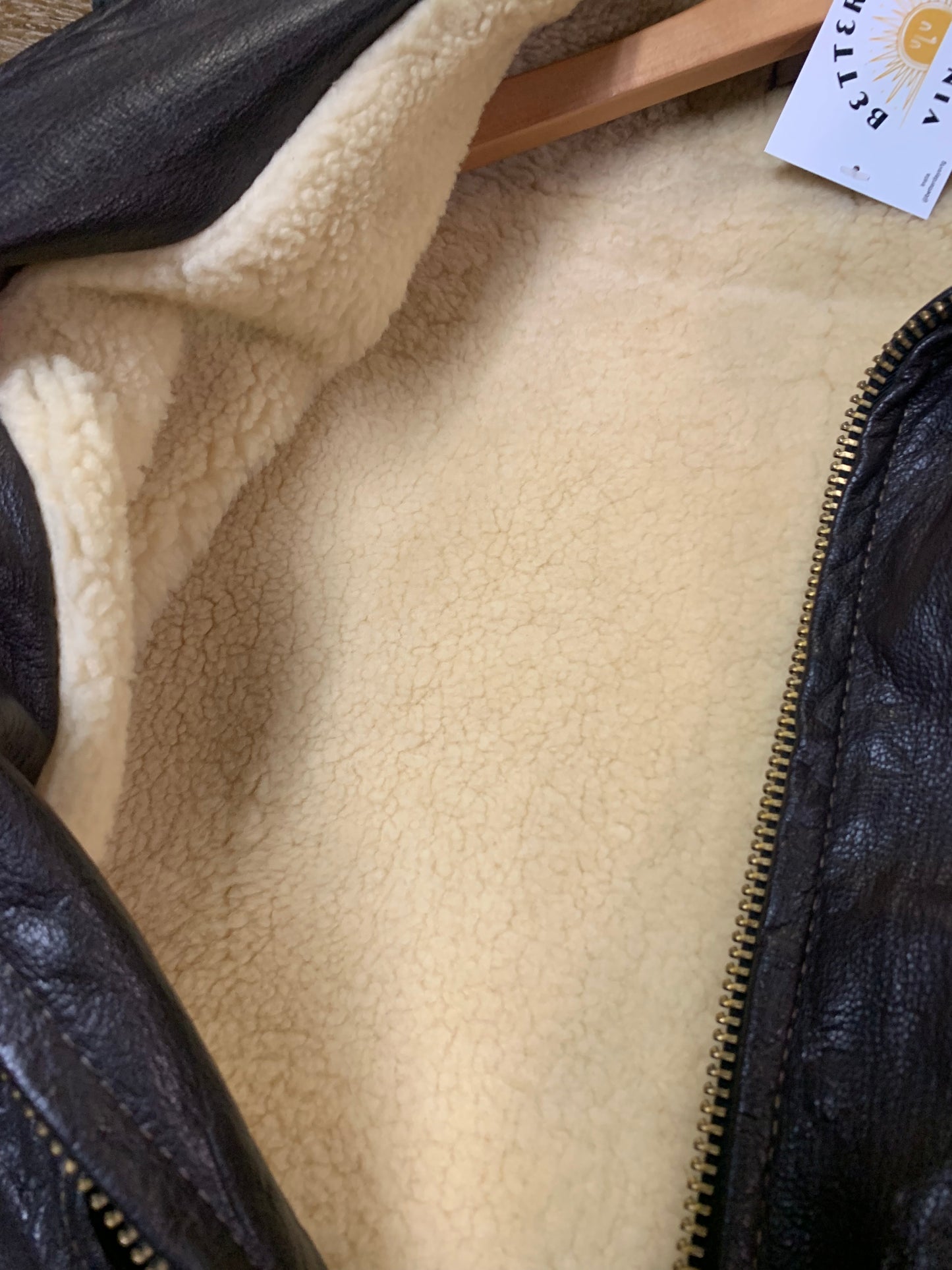 True Vintage 1960’s LL Bean Leather Aviator Bomber Jacket- Sz Lg