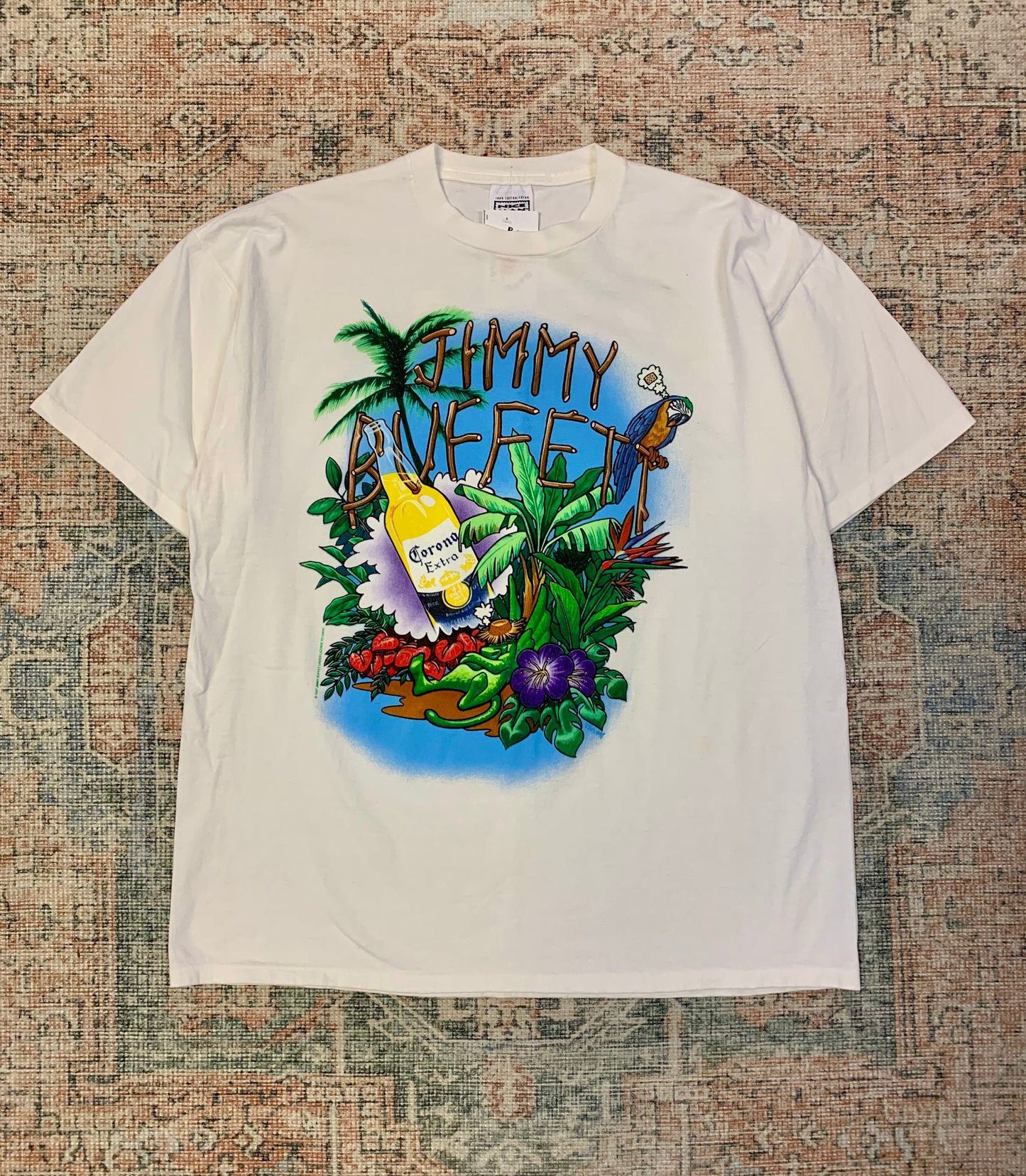 Vintage 90’s Jimmy Buffett Concert Tour Tee- Sz XL