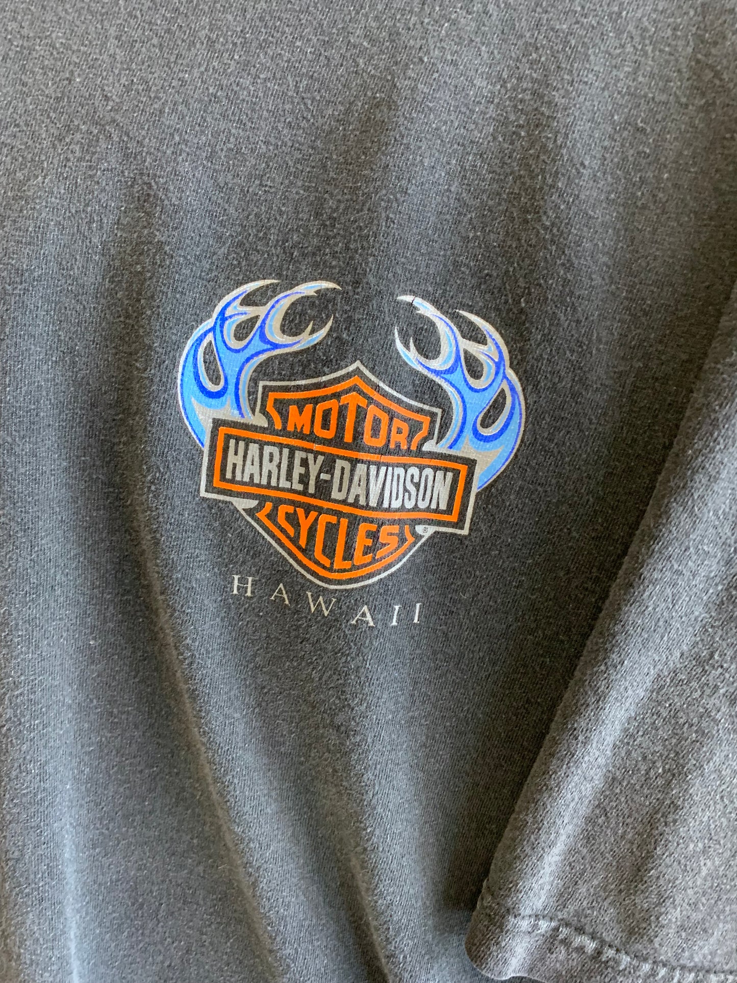 Vintage Harley Honolulu Hawaii Tee- Sz XL