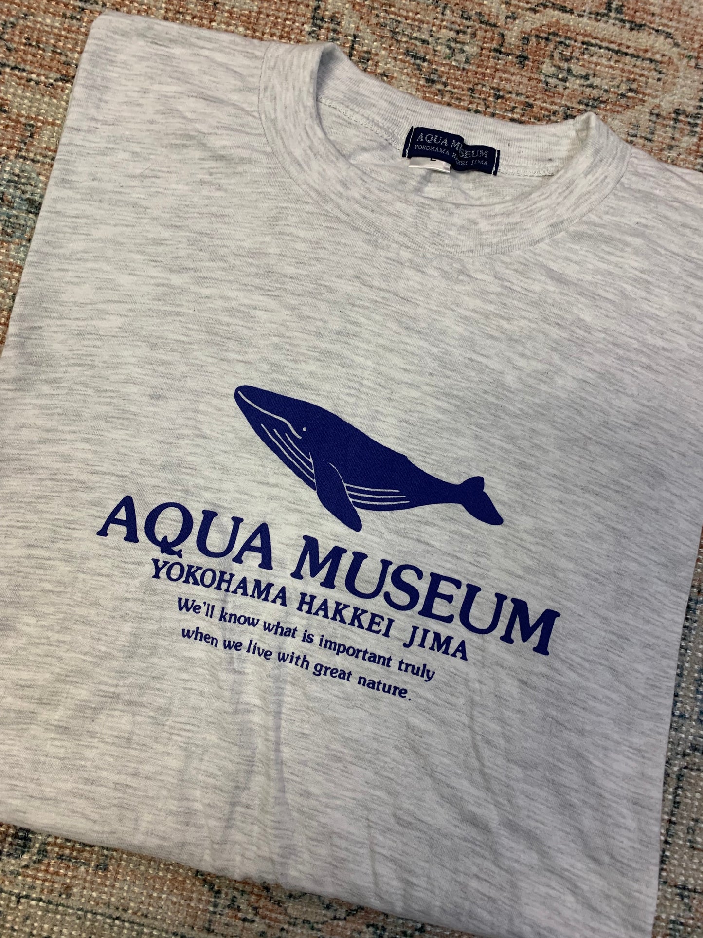 Vintage 90’s Japanese Aquarium Tee- Sz Lg