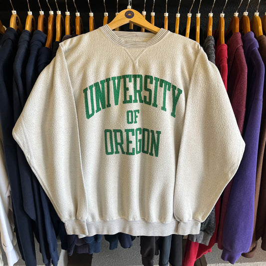 Vintage Early 90’s “Inside Out” Style Oregon Ducks Crewneck Sweatshirt- Sz Lg