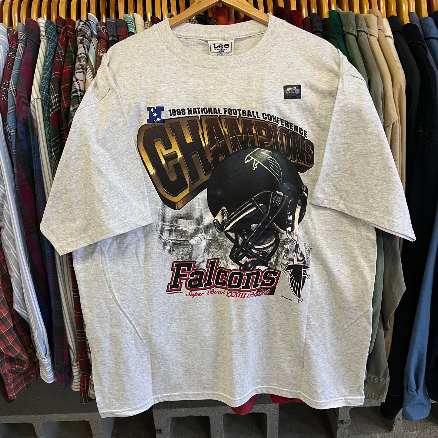 Unworn Vintage 1998 Falcons Football Tee- Sz XL