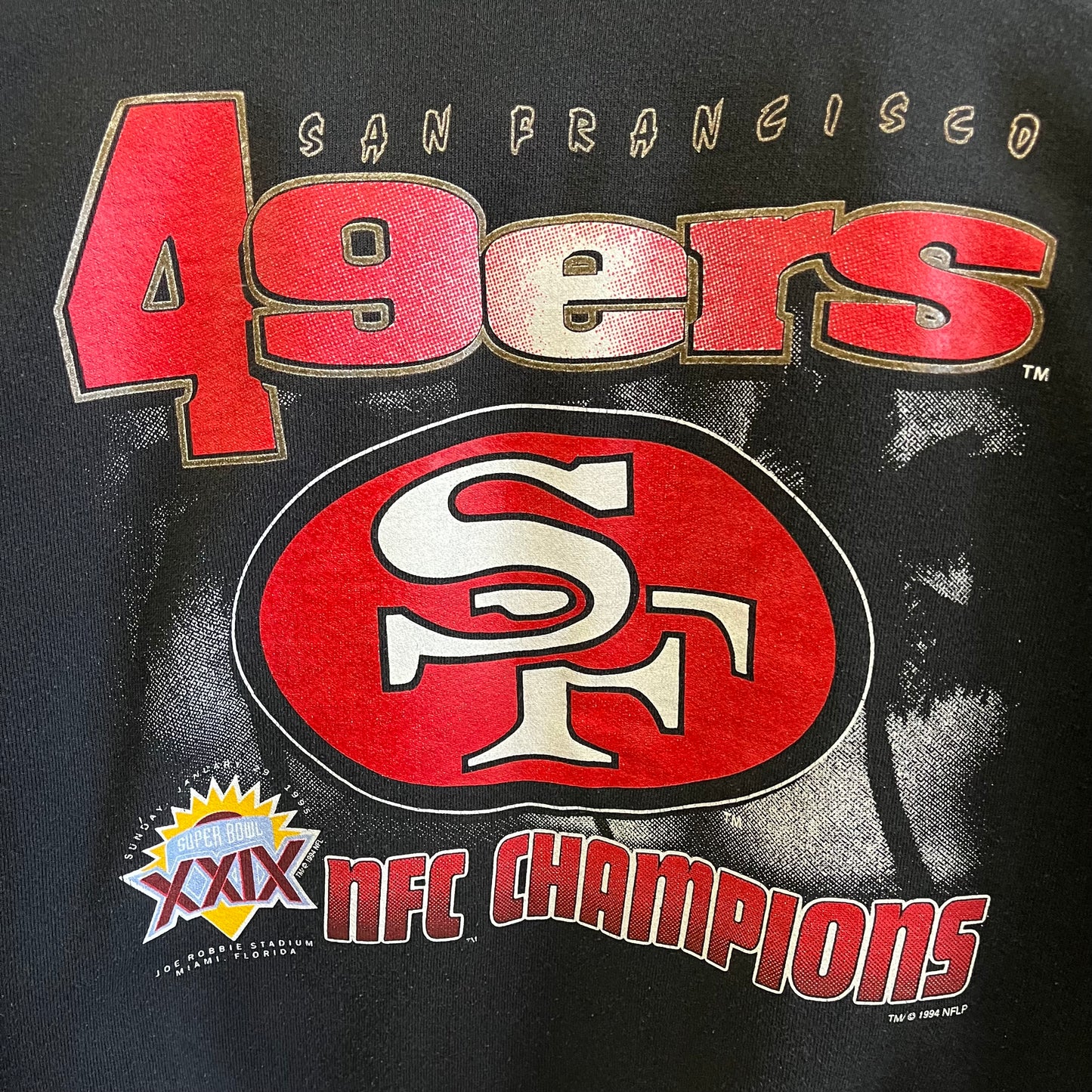 Vintage 90’s San Francisco 49ers Super Bowl Sweatshirt- Sz Lg