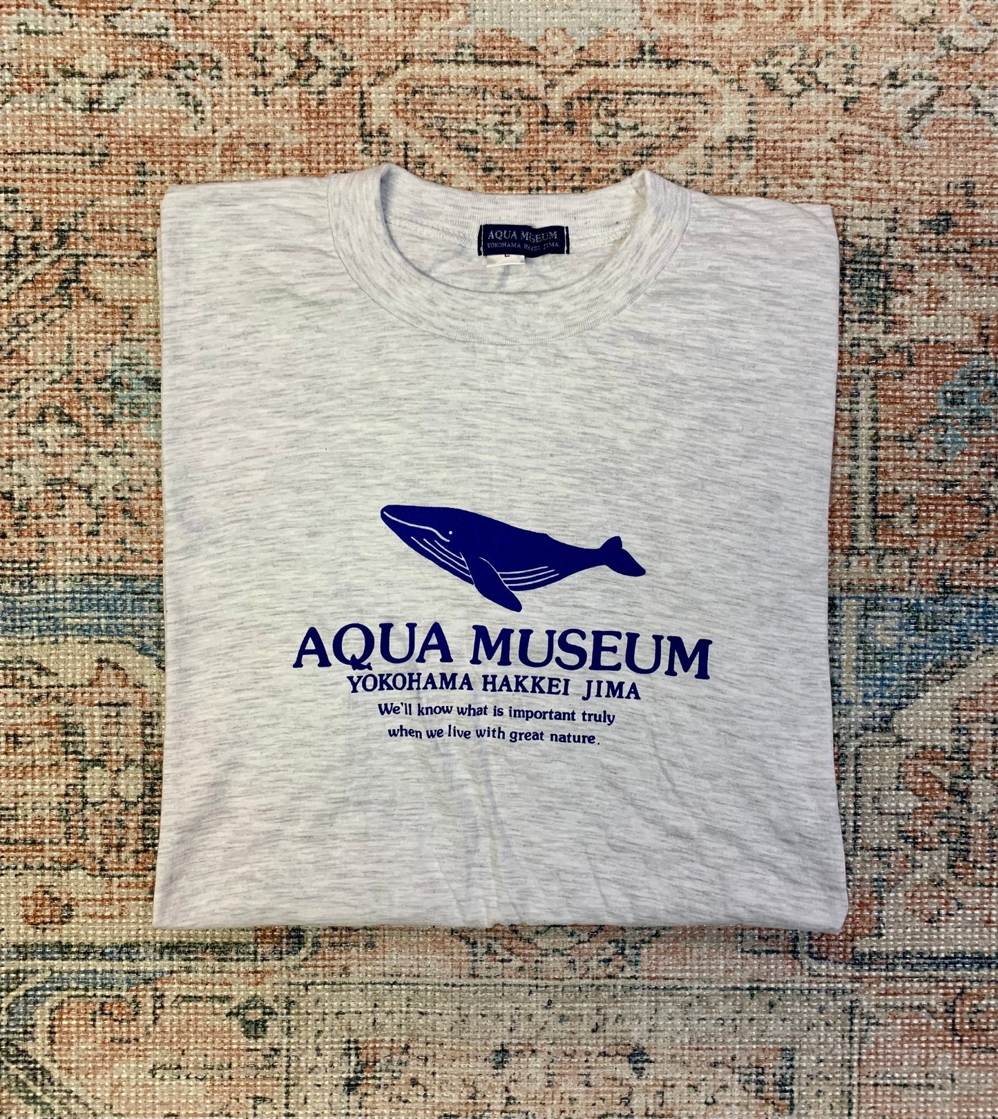 Vintage 90’s Japanese Aquarium Tee- Sz Lg