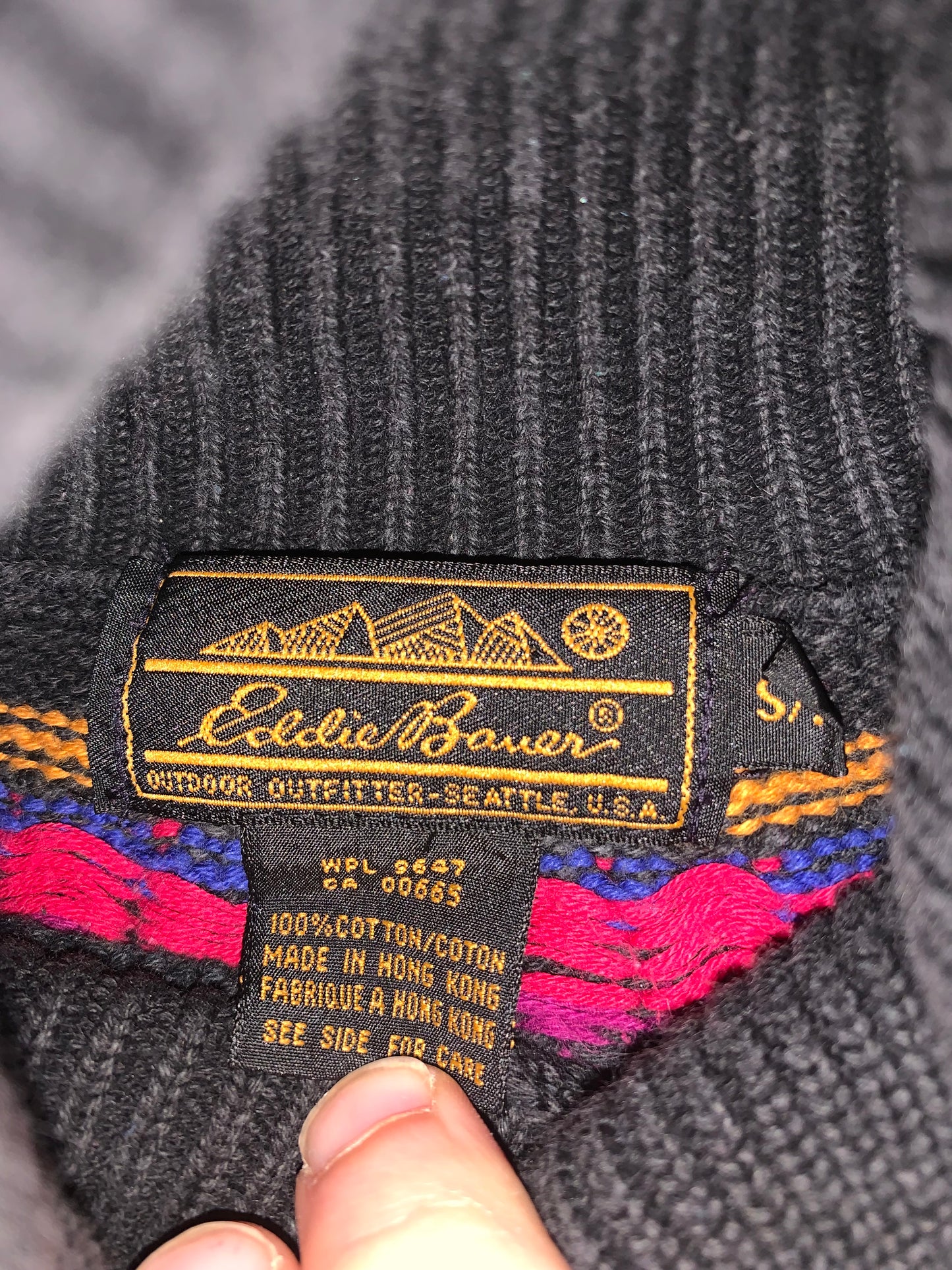 Vintage 90’s Eddie Bauer Turtleneck Sweater- Sz Sm