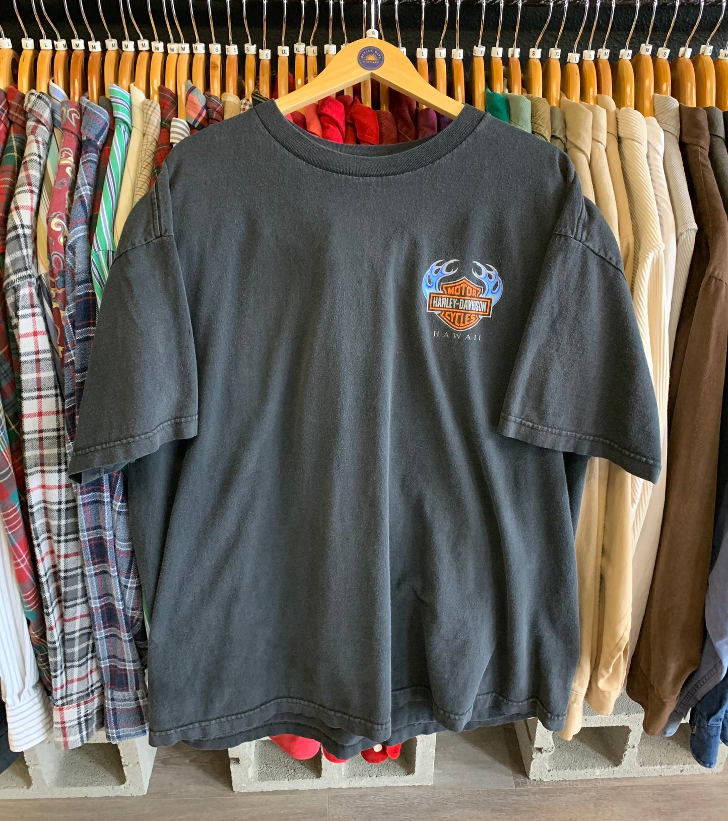 Vintage Harley Honolulu Hawaii Tee- Sz XL