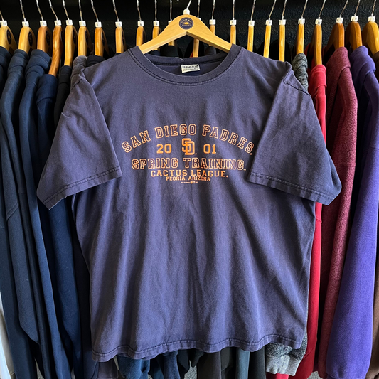Perfectly Faded Vintage Padres Tee- Sz Lg