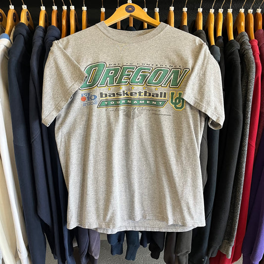 Vintage Ducks Basketball 2002 “Elite 8” Season Tee- Sz Med