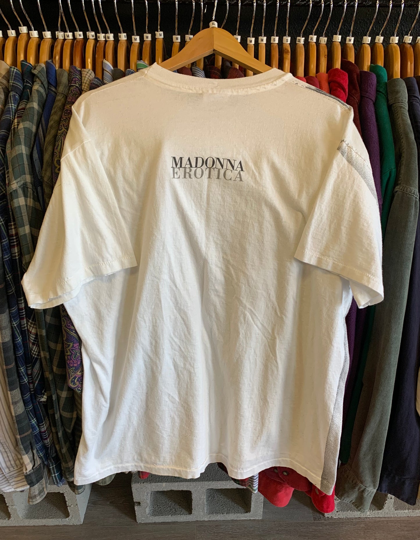 Vintage 1992 Madonna Erotica Album Promo Tee- Sz XL
