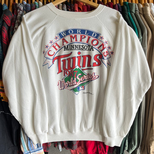 Vintage 80’s Minnesota Twins World Series Sweatshirt- Sz Lg