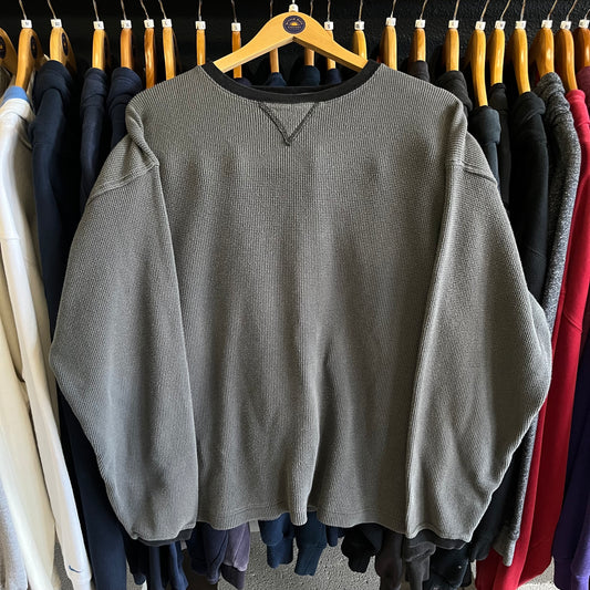 Vintage 00’s Waffle Knit Shirt- Sz Lg