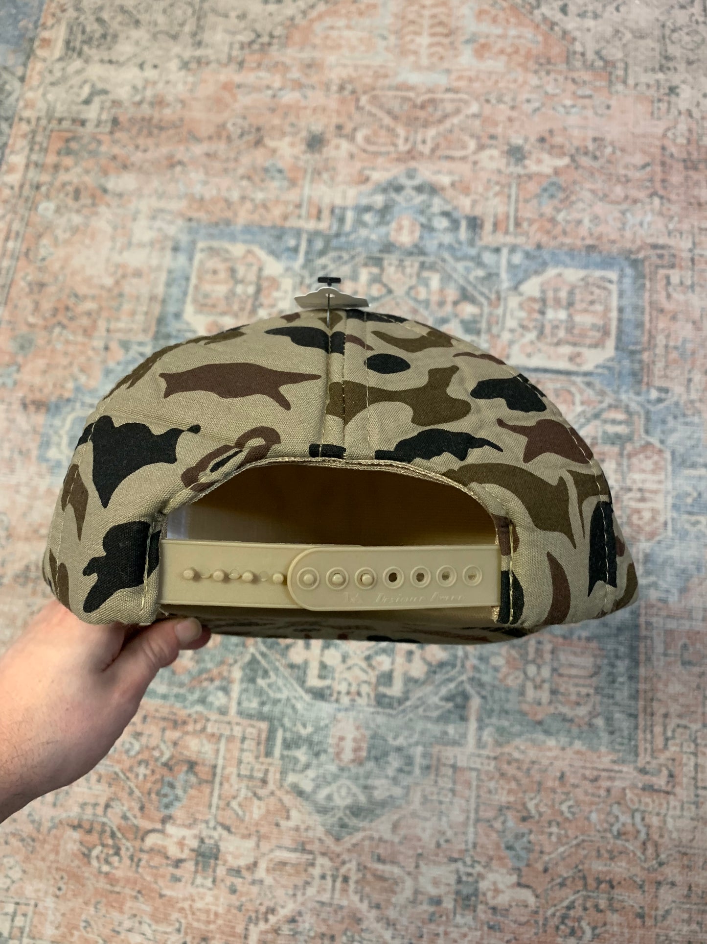 Vintage 80’s Camo Snapback Trucker Hat