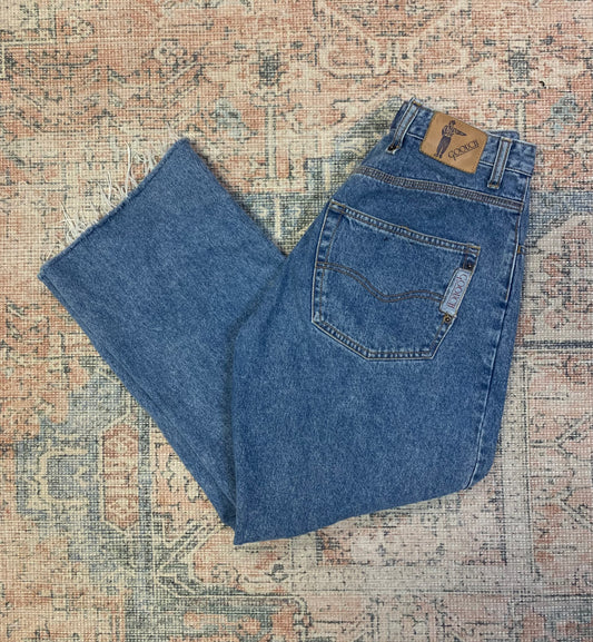 Vintage 90s Gooch Brand Baggy Wide Leg Jeans - 27x28