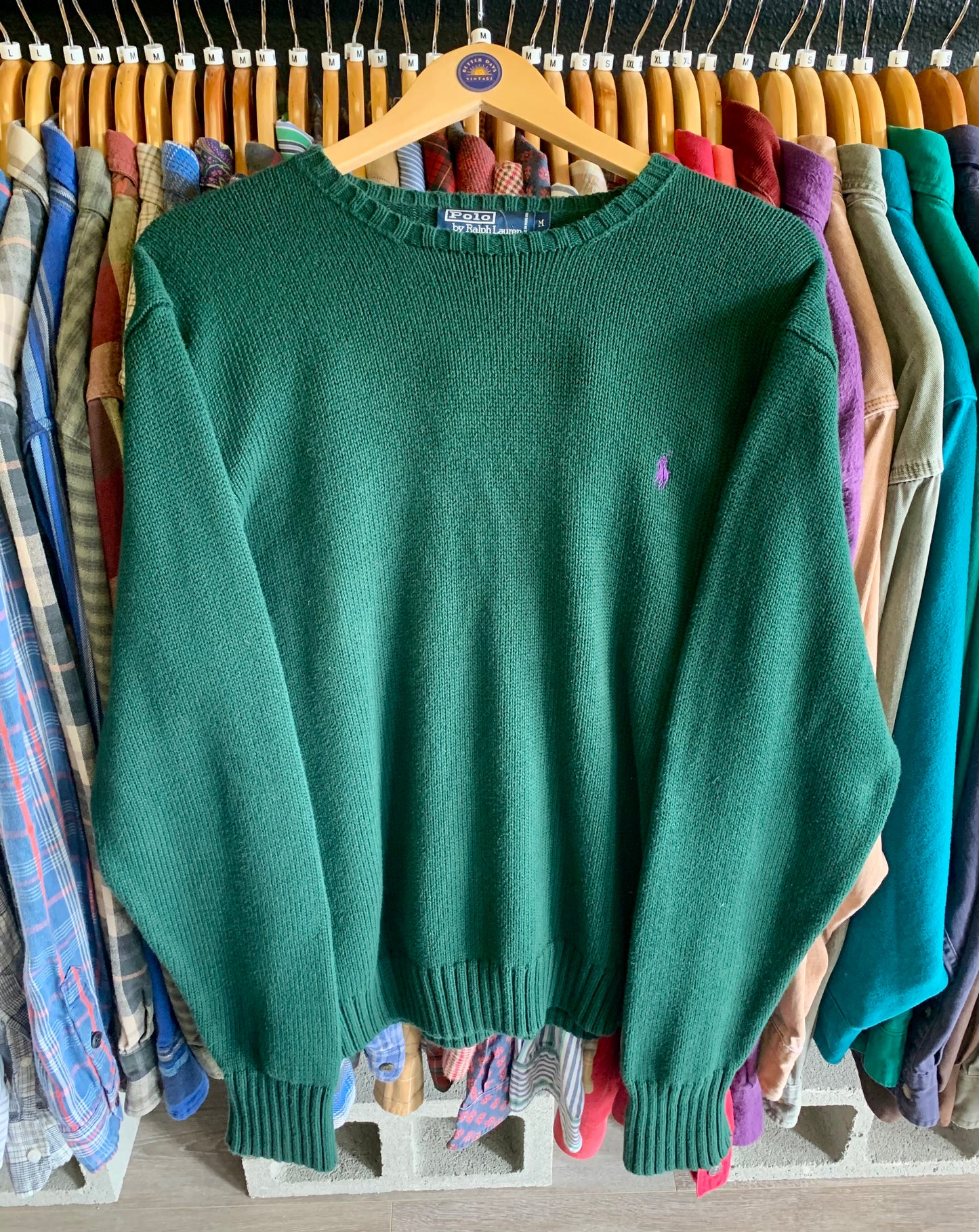 Vintage 90’s Polo Ralph Lauren Knit Sweater- Sz Med
