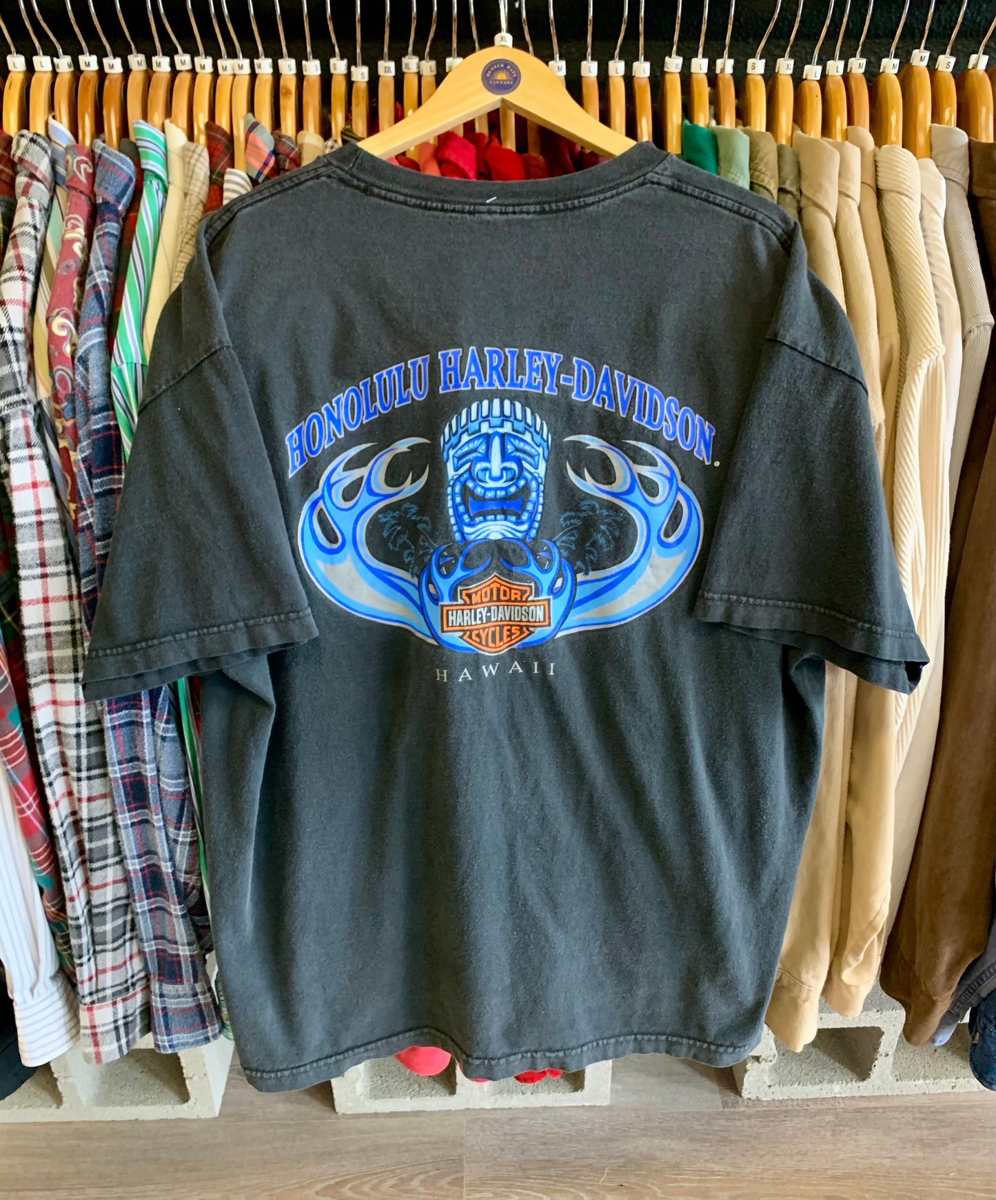 Vintage Harley Honolulu Hawaii Tee- Sz XL