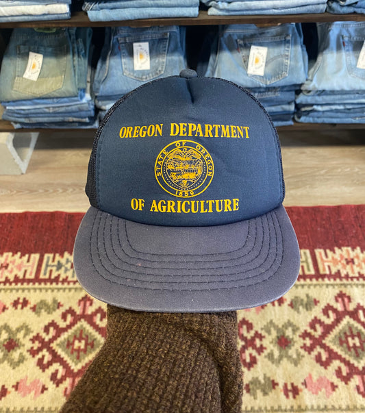 Vintage 80’s Oregon Agriculture Dept. Snapback Hat