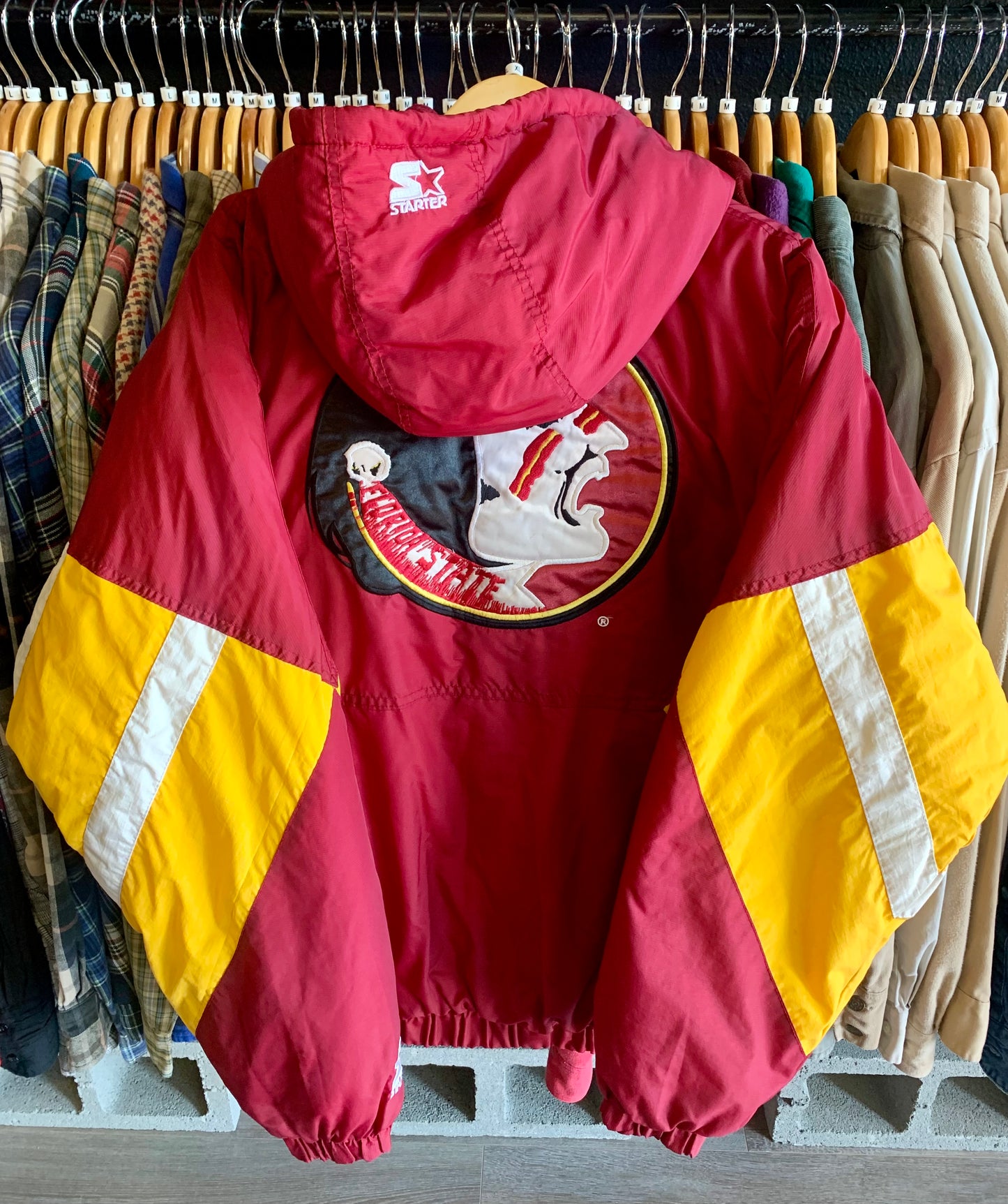 Vintage 90’s Florida State Starter Brand Puffer Jacket- Sz XL