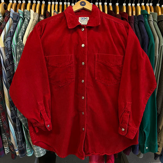 Vintage 90’s Corduroy Overshirt- Sz Med