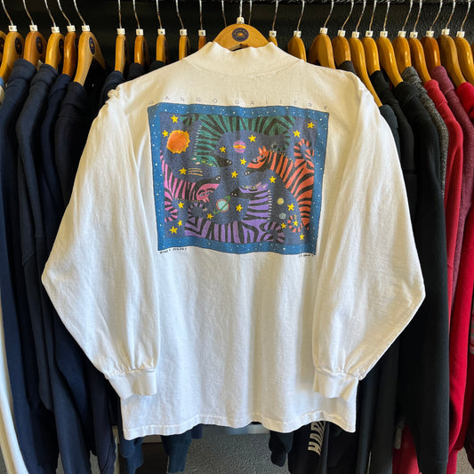 Vintage Early 90’s “Gango Gallery” Portland Oregon Art Tee- Sz Lg