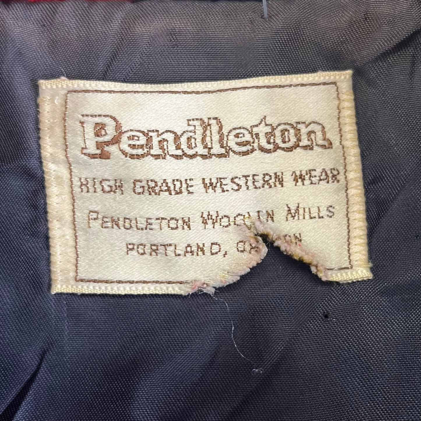 Rare Vintage 1970’s Pendleton Wool Coat- Sz Women’s Med/Lg