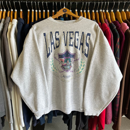 Vintage 90’s Las Vegas Crewneck Sweatshirt-Sz 2XL