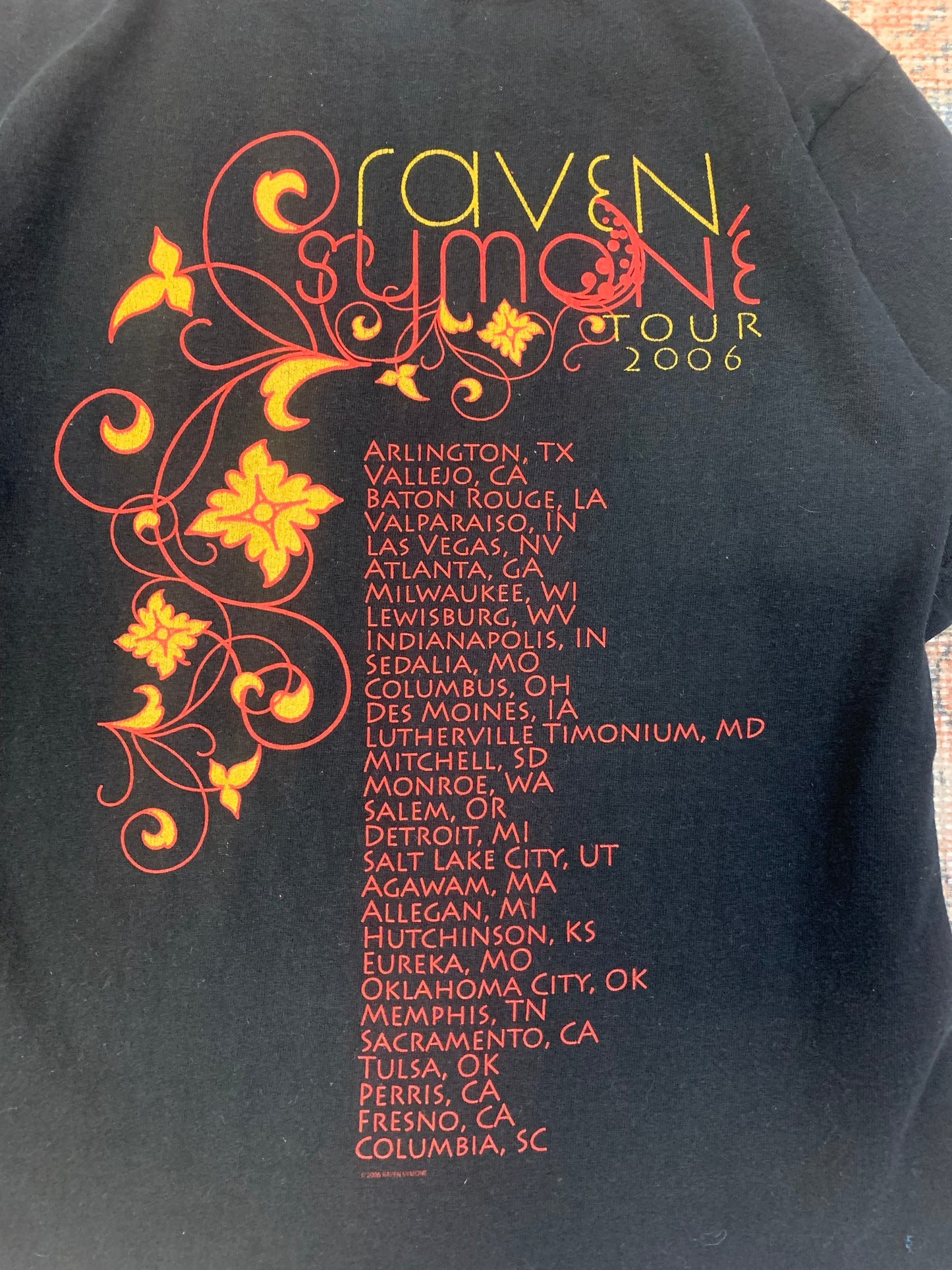 Vintage Raven Symone Tour Tee- Youth Med