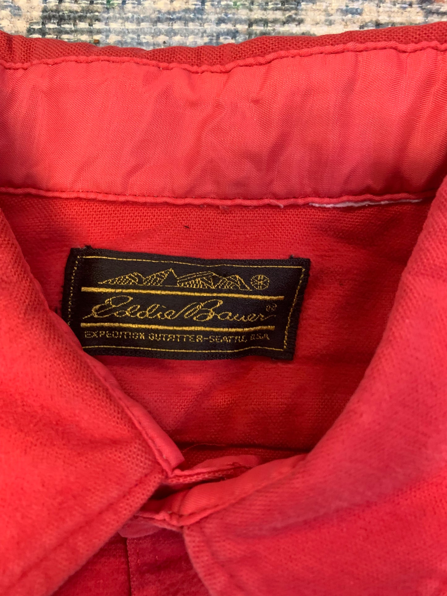 Vintage 80’s Eddie Bauer Chamois Overshirt- Sz 2XL