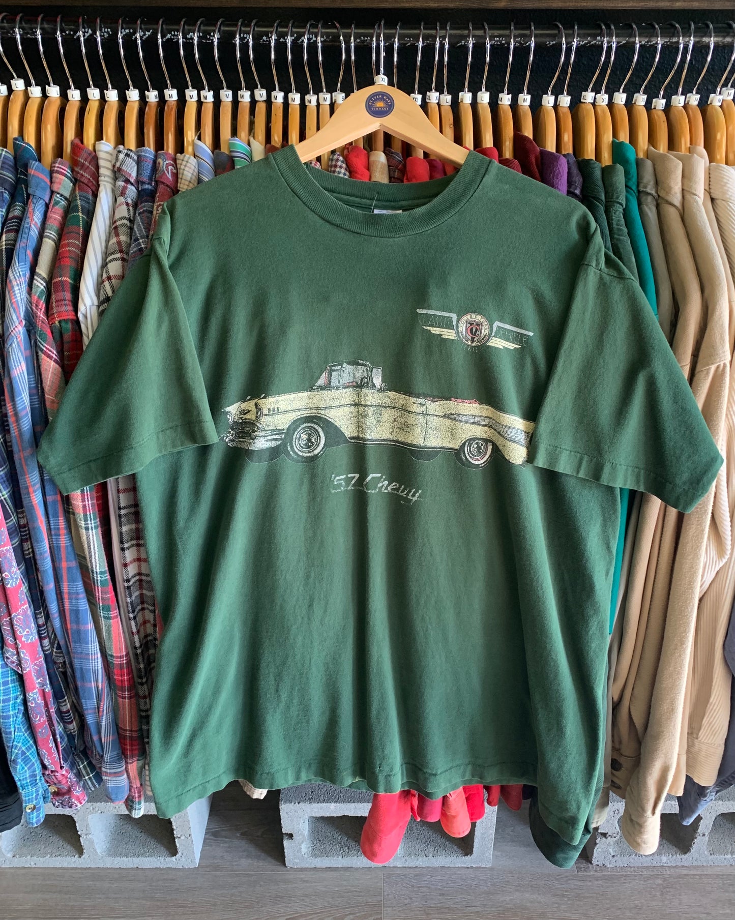 Vintage 90’s ‘57 Chevy Classic Car Tee- Sz XL