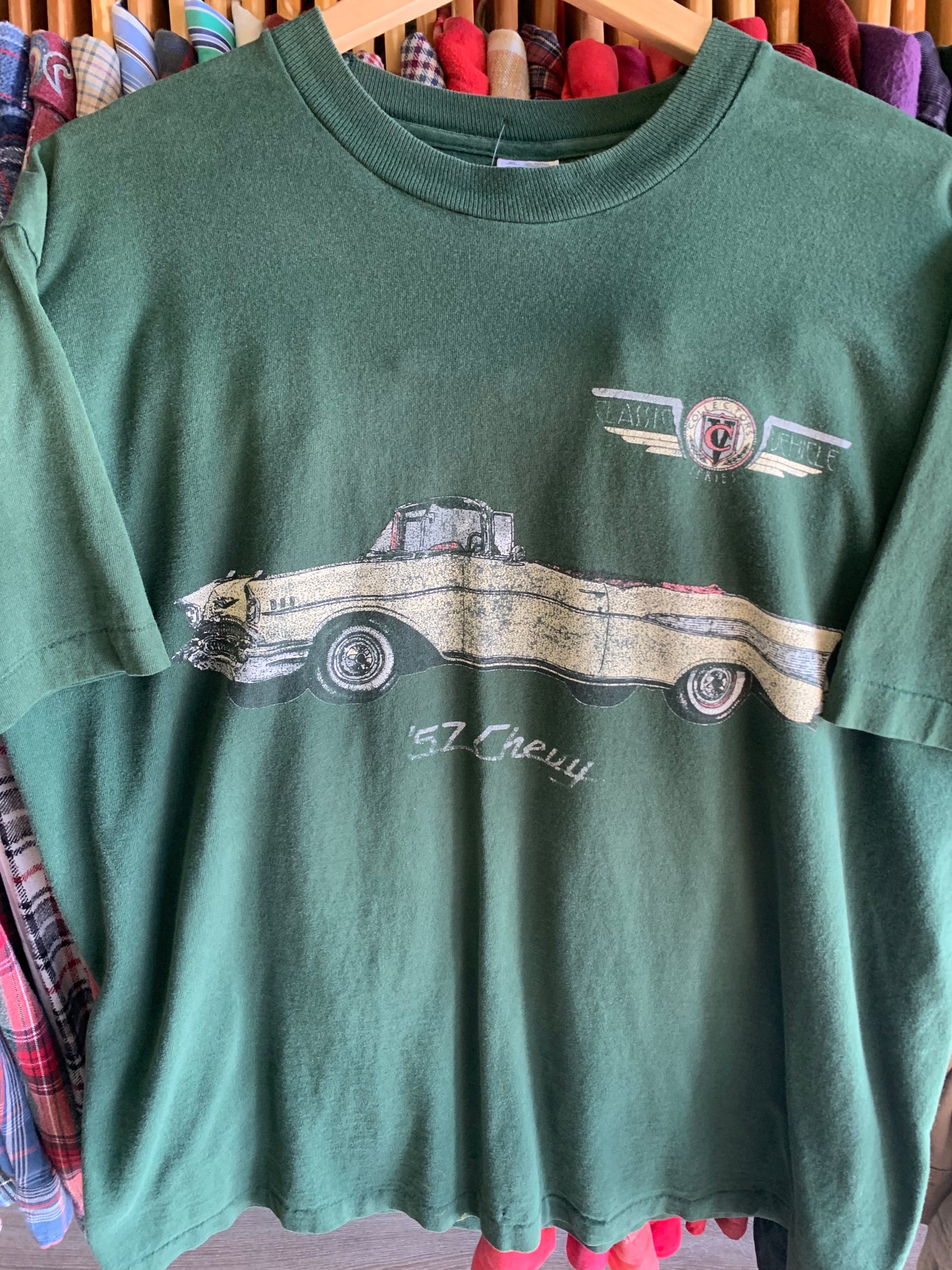 Vintage 90’s ‘57 Chevy Classic Car Tee- Sz XL