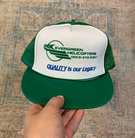 Vintage 80’s Evergreen Aviation McMinnville Snapback Hat