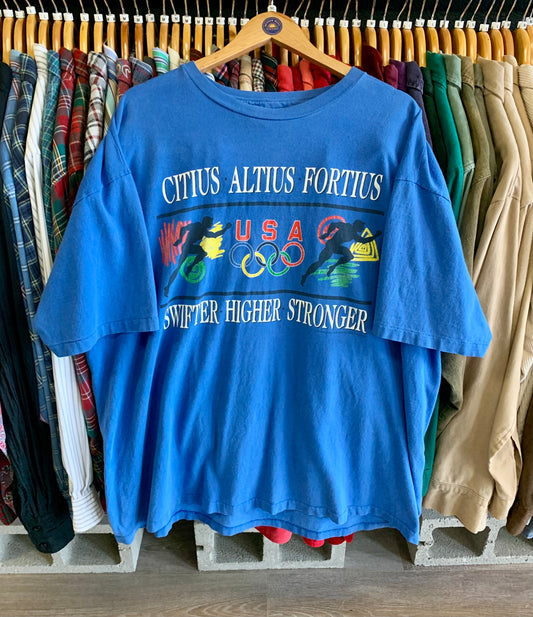 Vintage 90’s USA Olympic Team Tee- Sz 2XL