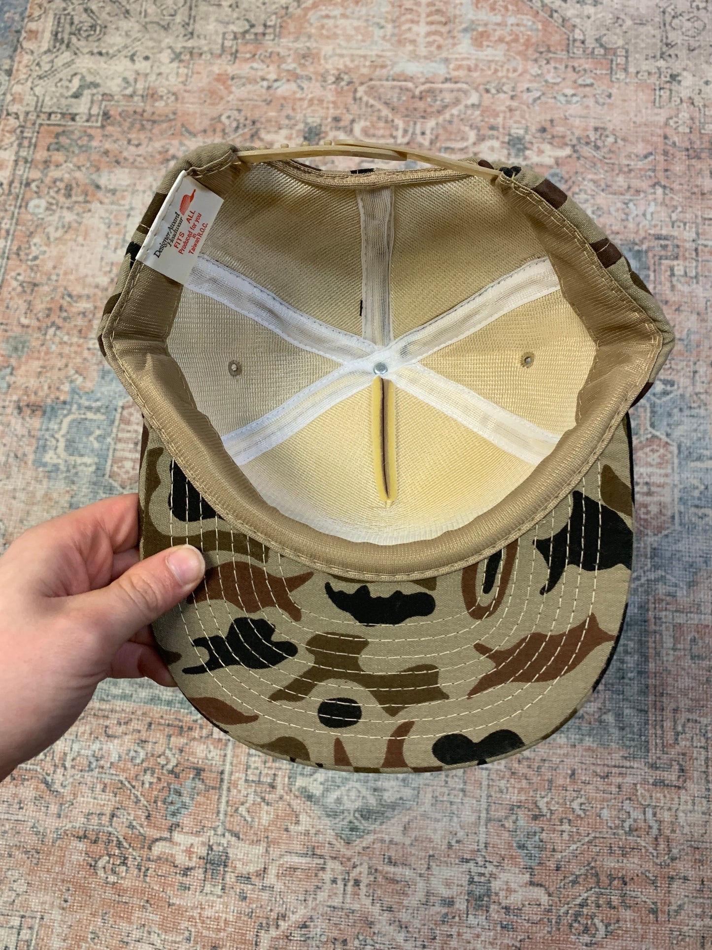 Vintage 80’s Camo Snapback Trucker Hat