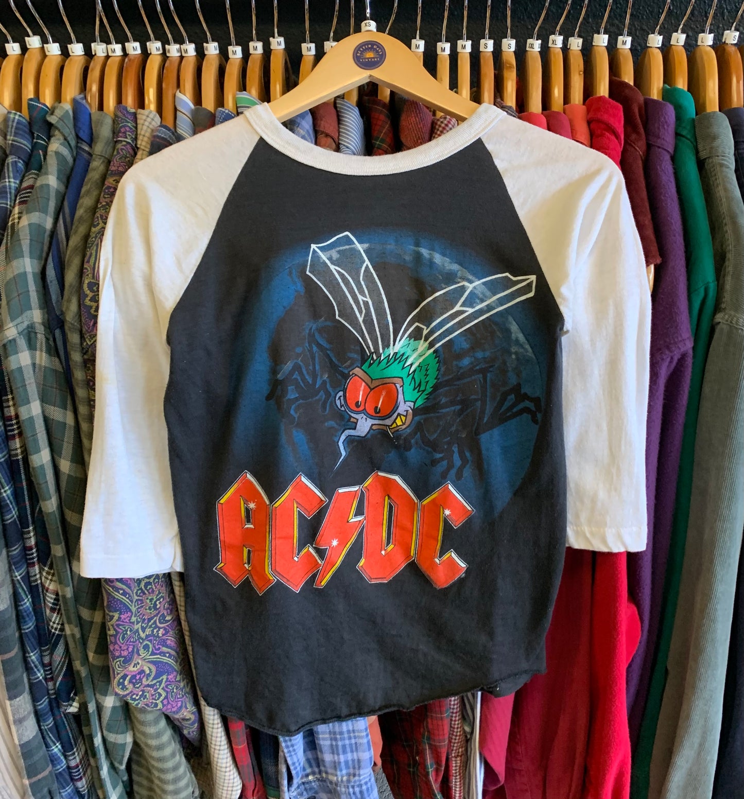 Vintage 1985 ACDC Concert Tour Tee- Sz Sm