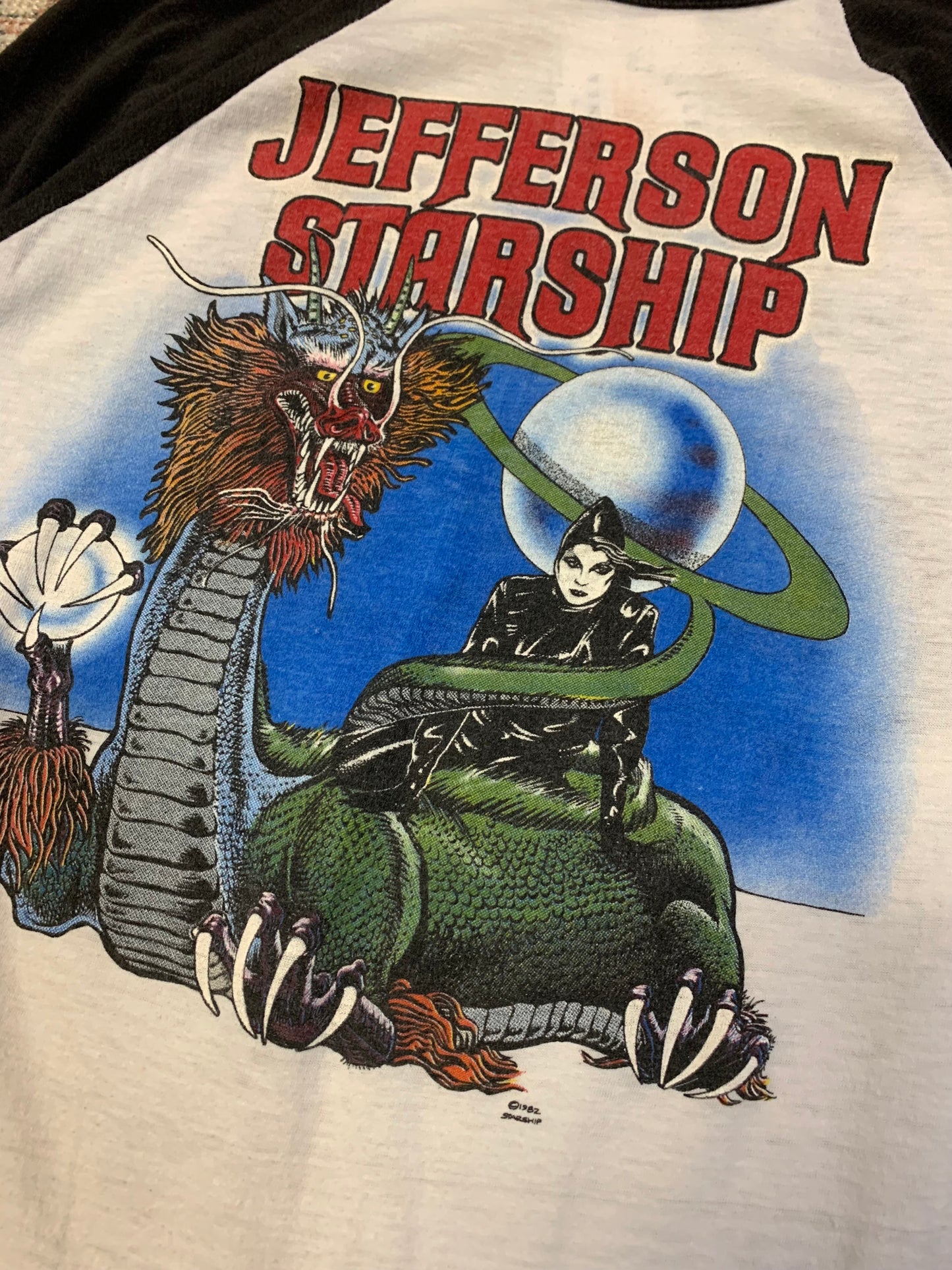 Vintage 1983 Jefferson Starship Concert Tour Tee- Sz XL