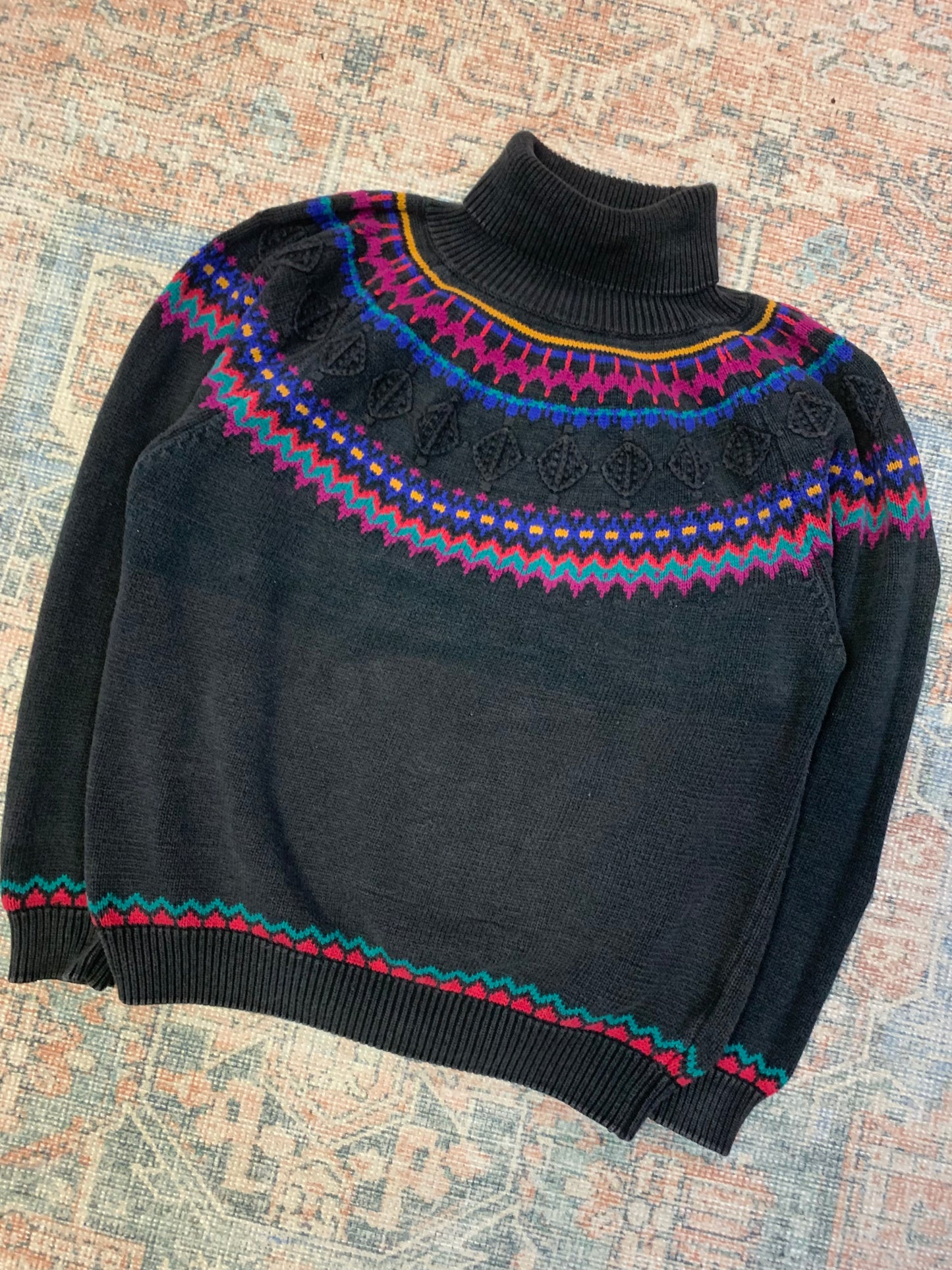 Vintage 90’s Eddie Bauer Turtleneck Sweater- Sz Sm