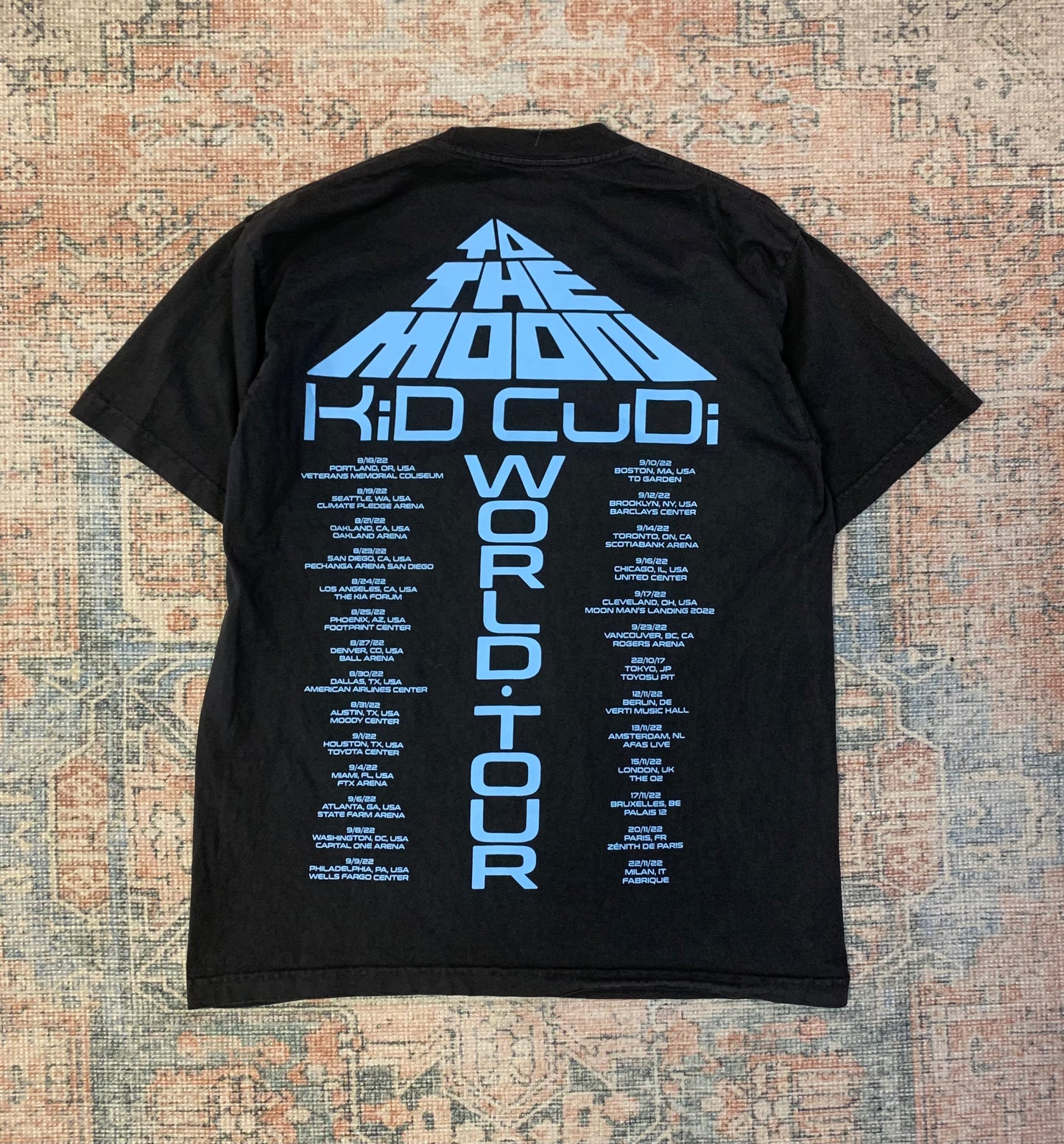 Unworn Kid Cudi Tour Tee- Sz Med