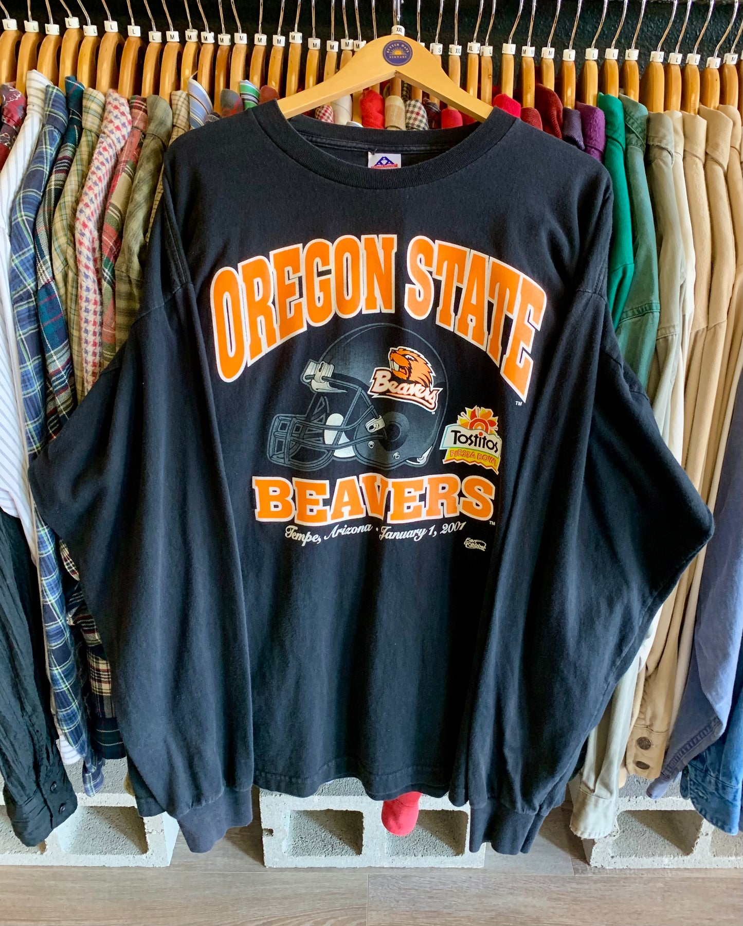Vintage Beavers Football 2001 Fiesta Bowl Tee- Sz 2XL