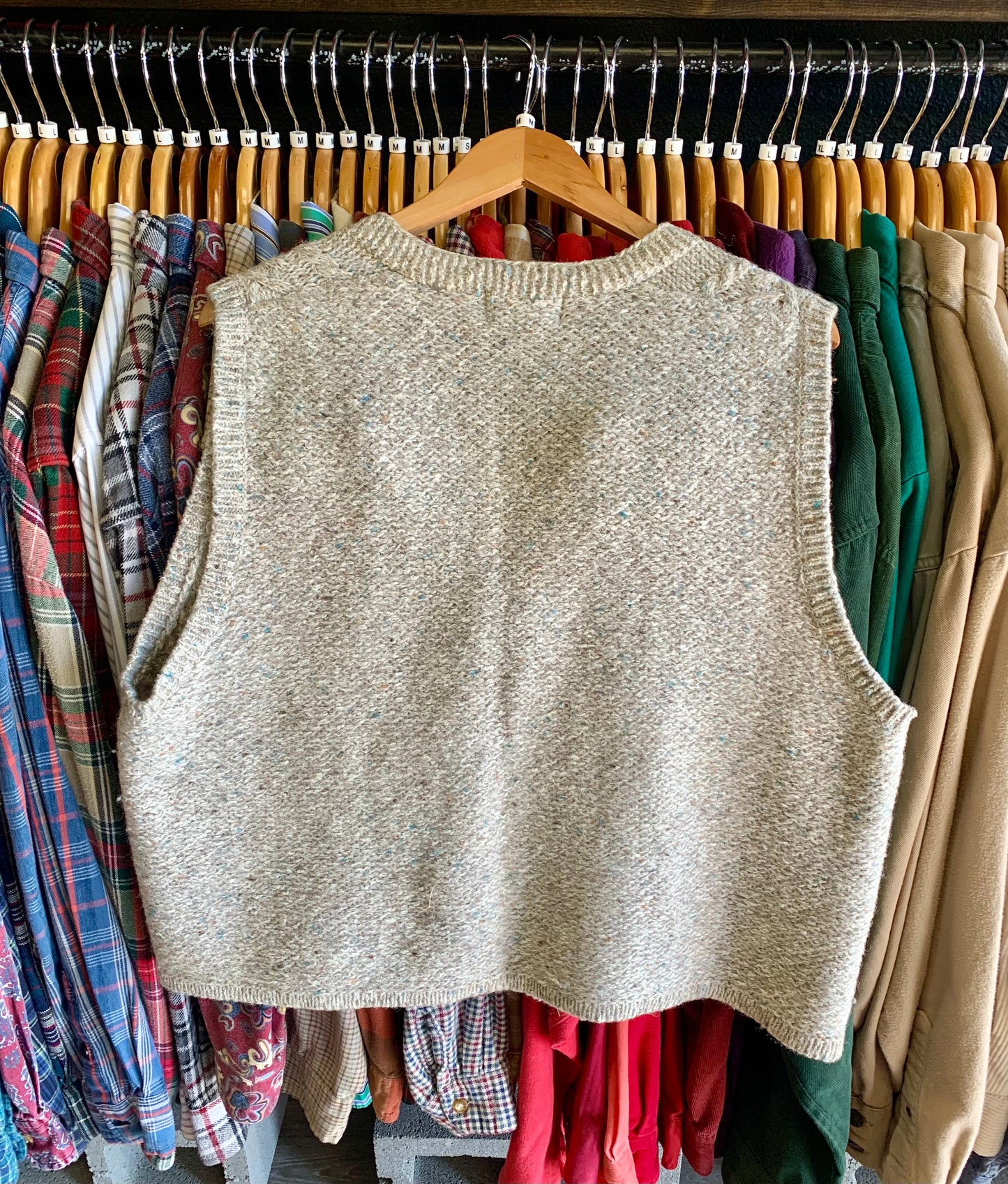 Vintage Eddie Bauer Wool Sweater Vest- Sz Med