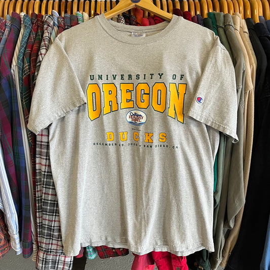 Vintage 2000 Ducks Football Bowl Game Tee- Sz Lg
