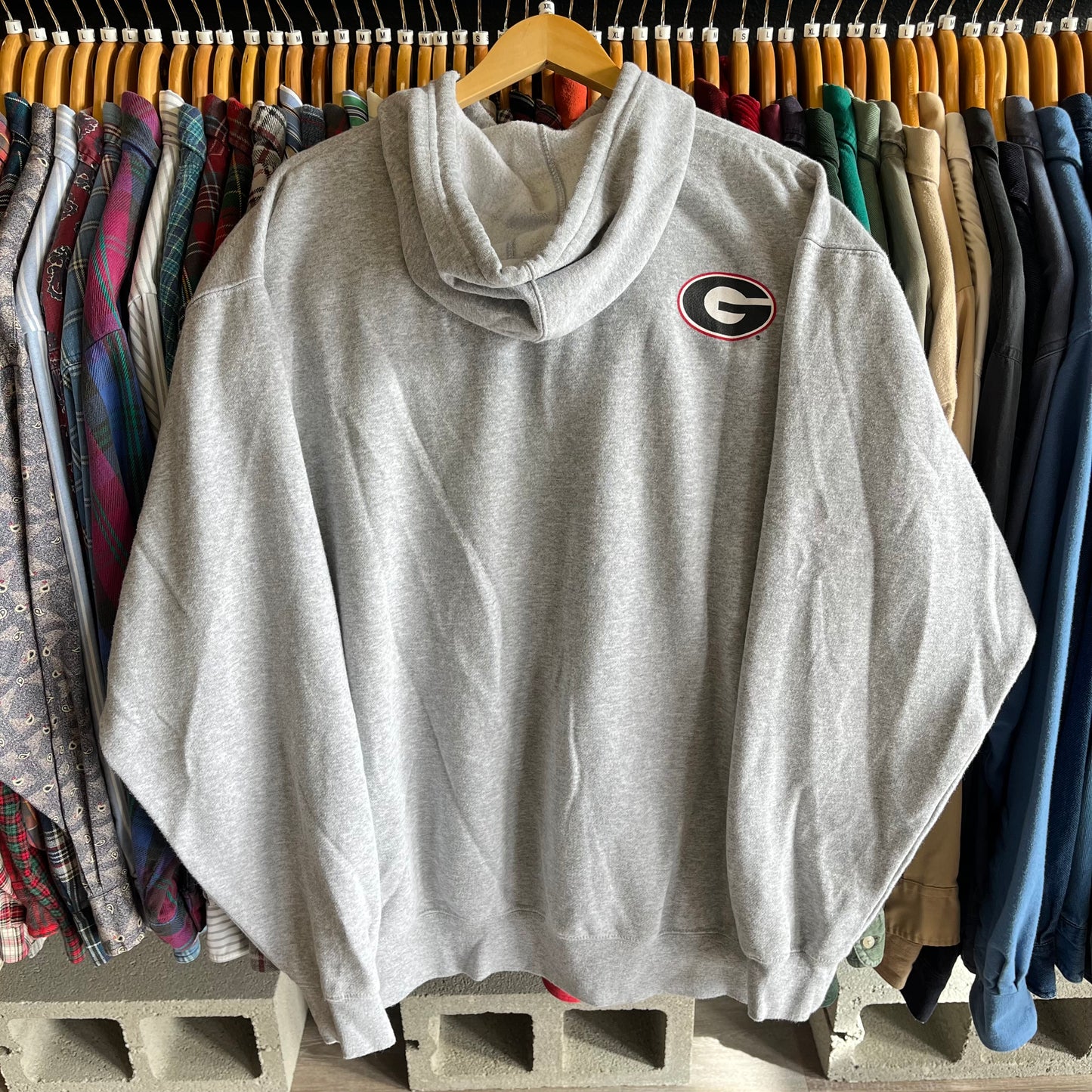 Vintage Nike x Georgia Basketball Hoodie- Sz 2XL